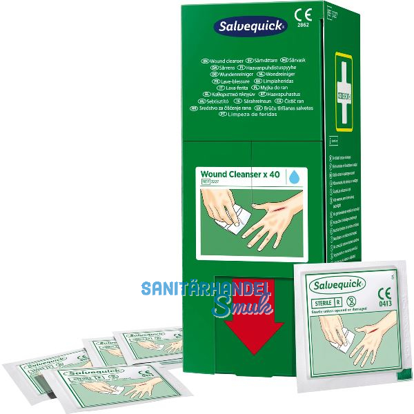 CEDERROTH Wundreiniger steril 40 T�cher 11 x 12 cm