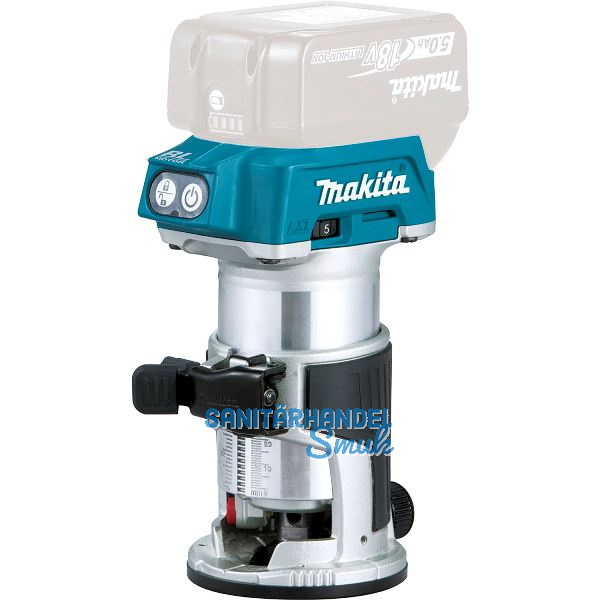 MAKITA Akku-Multifunktionsfr�se DRT50Z 18 Volt