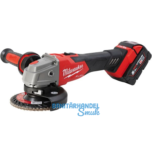 MILWAUKEE Akku-Winkelschleifer M18 FSAG125XB-502X 18 Volt / 5,0 Ah