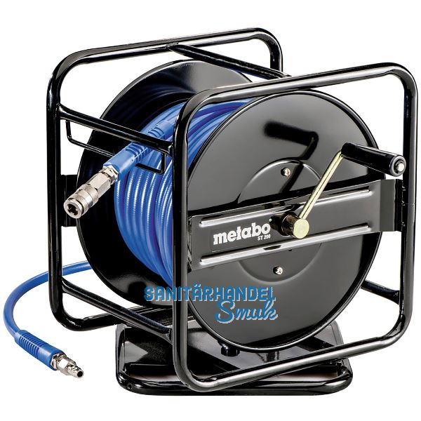METABO Druckluft Schlauchtrommel ST 200 drehbar 30 m Schlauch 8,5 x 12,5 mm