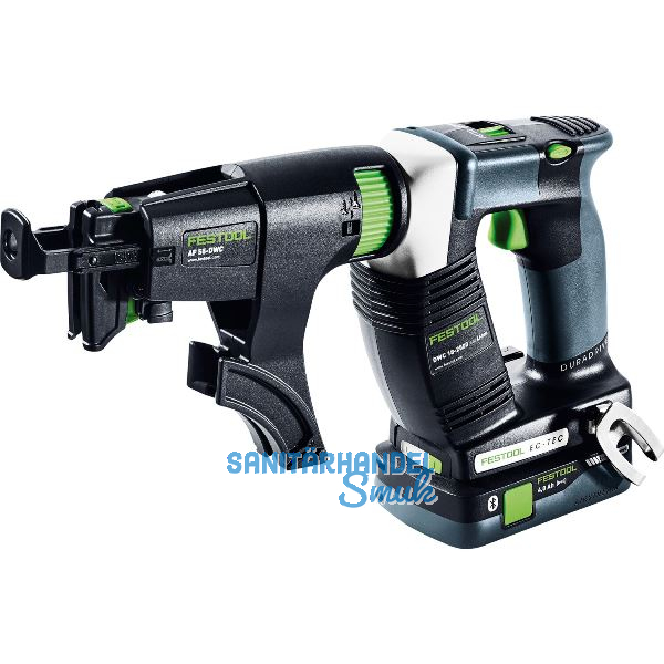 FESTOOL Akku-Trockenbauschrauber DWC 18-2500Li-Plus 18 Volt / 4,0 Ah Li-Ion