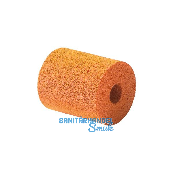 Auftragswalze zu Leimroller 75 Ausf�hrung: Schwammgummi 75 mm orange