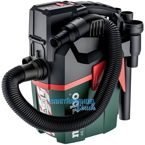 METABO Akku-Sauger AS 18 L PC Compact 18 Volt