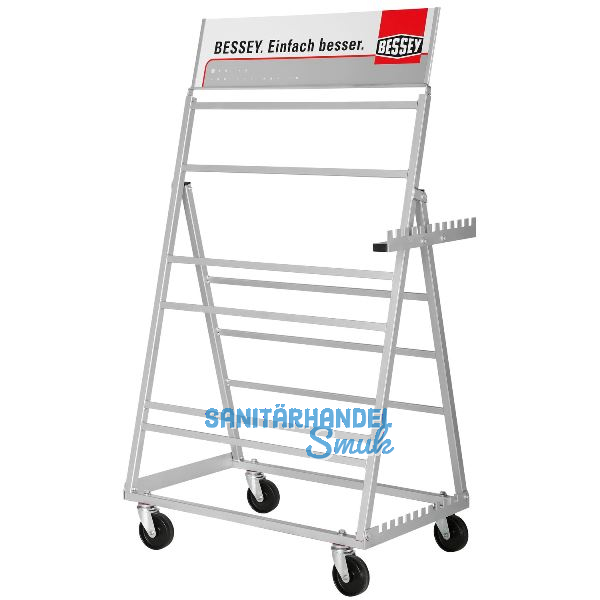 BESSEY Zwingenwagen ZW2 1000 x 600 x 1525 mm f�r ca. 120 Zwingen