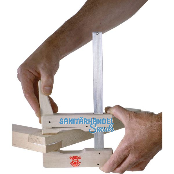 Klemmsia-Zwinge aus Wei�buchenholz Spannweite 300 mm Ausladung 110 mm