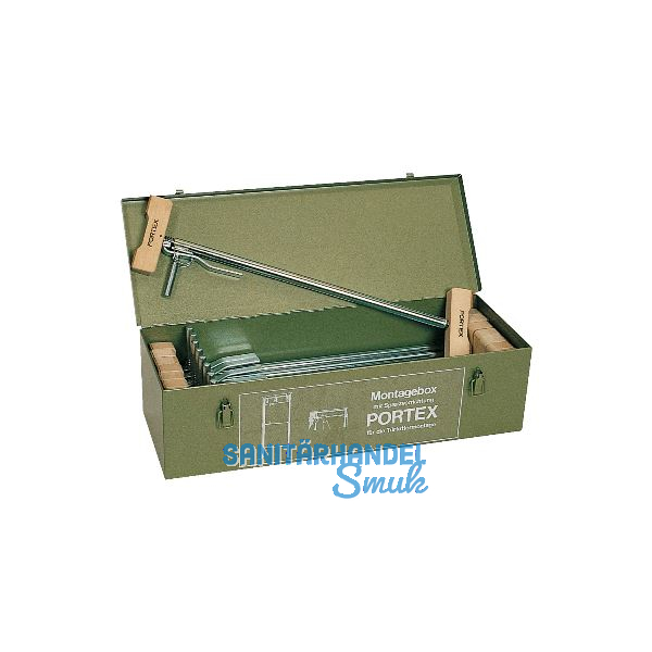Portex-Montagebox komplett Inhalt 9 T�rfutterspreizen