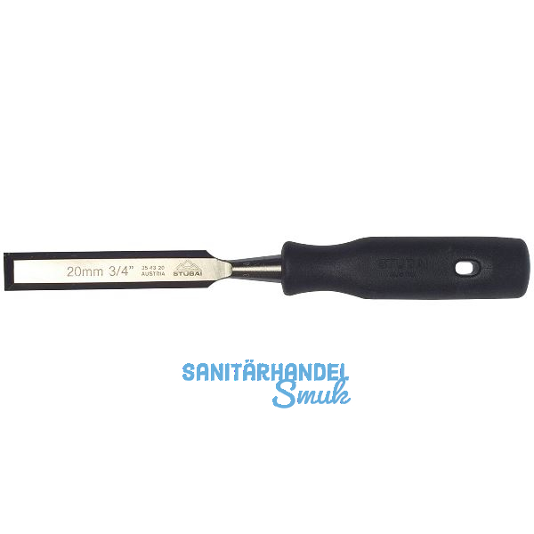 STUBAI Stemmeisen mit schwarzem PP-Heft Breite 30 mm