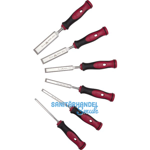 STUBAI Spezial-Stemmeisen-Satz mit 2K-Kunststoffheft 6-teilig