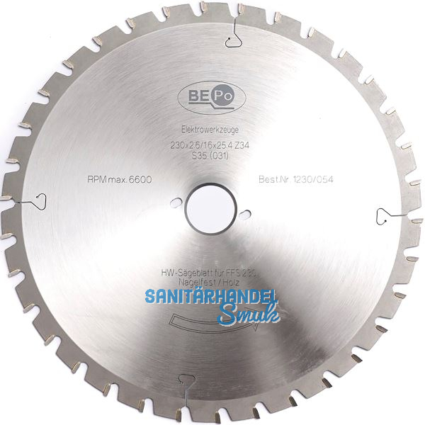 BEPO S�geblatt HW nagelfest