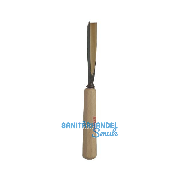 STUBAI Bildhauer-Stechbeitel geschliffen mit Holzheft Form 39 Breite 12 mm