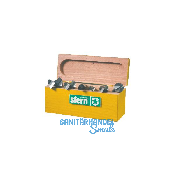 STERN Kunstbohrer Satz SP Stahl mit 1/4" Sechskant Aufnahme 6-teilig