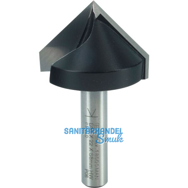 ENT V-Nutfr�ser HW 32 mm 90 Grad