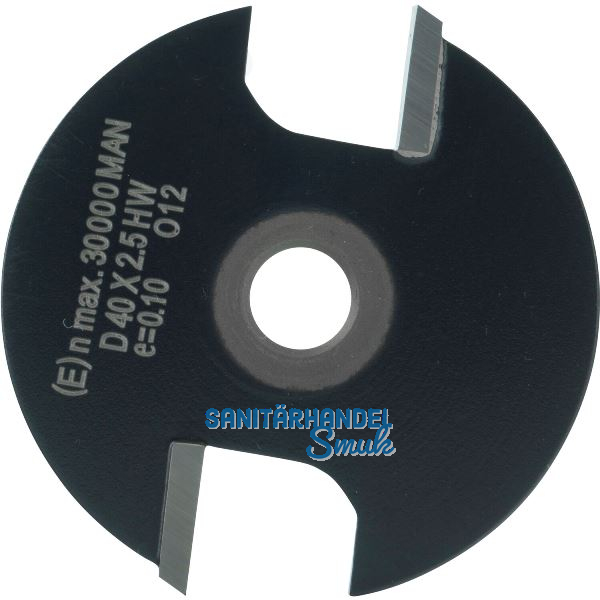 ENT Scheibennutfr�ser HW ohne Fr�sspindel 40 x 2,5 mm
