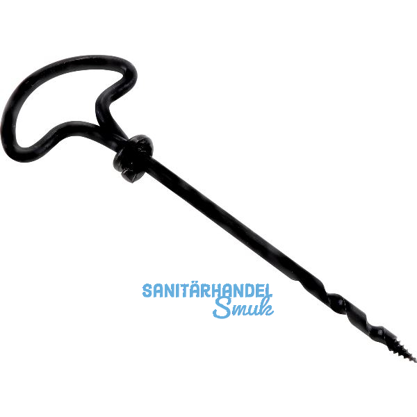 Knotenbohrer poliert mit lackiertem Griff Bohrer � 4 mm