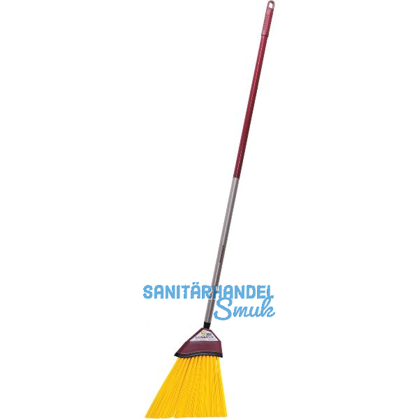 SONNECK Universalbesen 380 x 260 mm mit Kunststoffborsten und Stiel