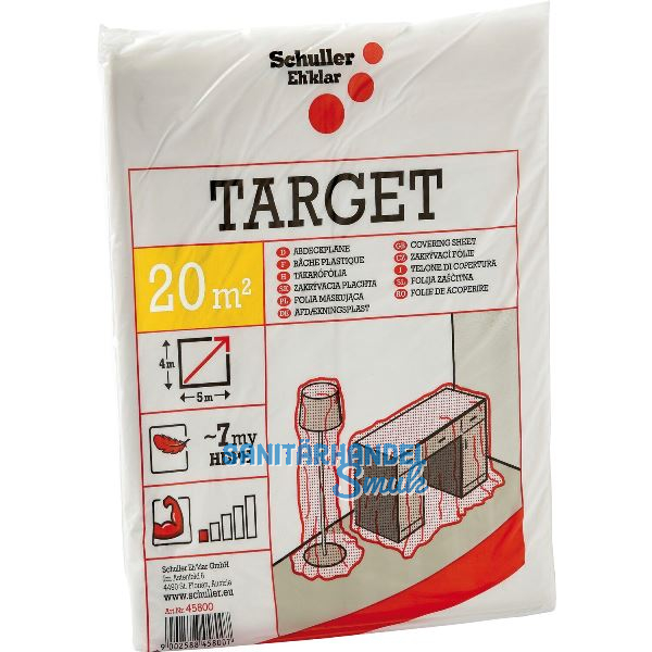 SCHULLER Abdeckplane leicht St�rke 0,007 mm Gr��e 4 x 12,5 m