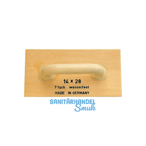 STUBAI Holz Reibbrett 480 x 240 mm 7-fach verleimt, wasserfest