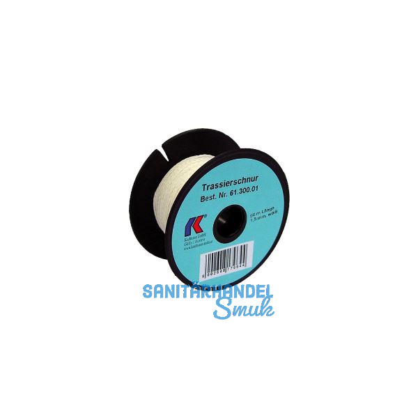 KAUFMANN Trassierschnur wei�, leicht dehnbar, � 1,5 mm L�nge 50 m