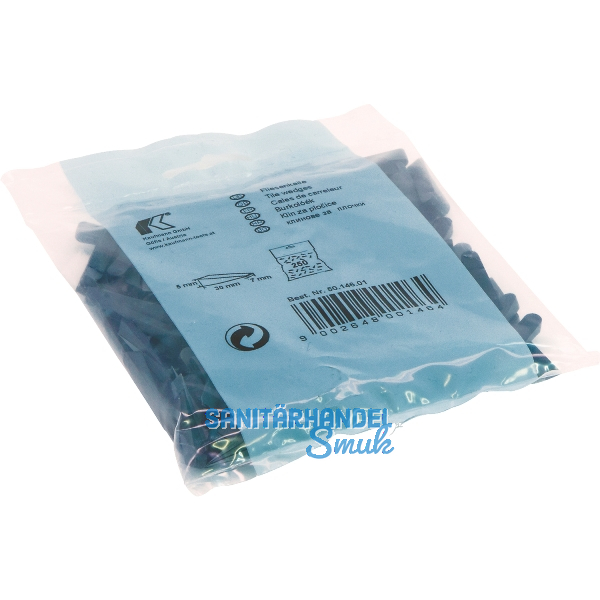 KAUFMANN Fliesenkeile aus Plastik 30 x 7 x 5 x 0 mm (250 St�ck)