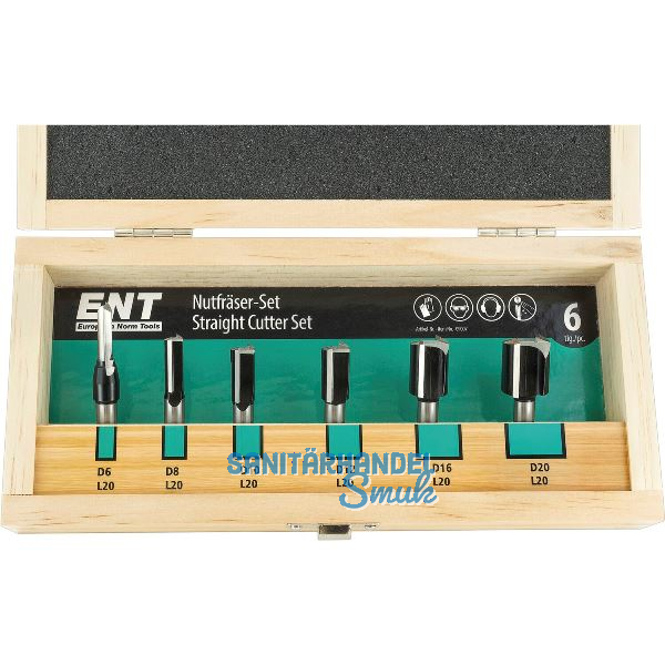 ENT Fr�serkassette HW 6-teilig in Holzkassette