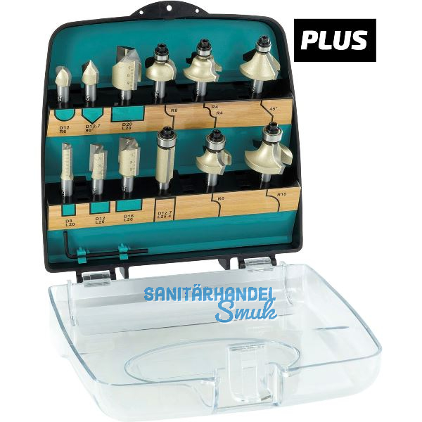 ENT Fr�serkassette HW 12-teilig in Kunststoffbox