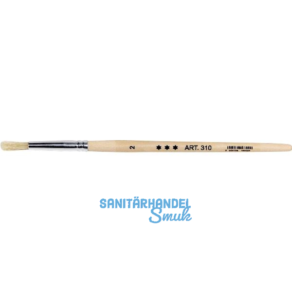 Anleger und Vergolder Pinsel Gr��e 2 � 5 mm mit Holzstiel roh