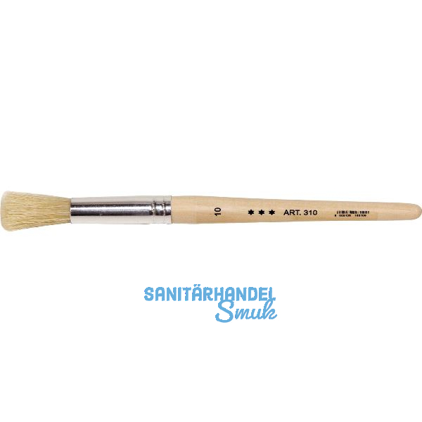 Anleger und Vergolder Pinsel Gr��e 10 � 14 mm mit Holzstiel roh