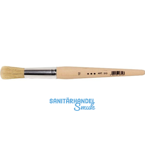 Anleger und Vergolder Pinsel Gr��e 12 � 17 mm mit Holzstiel roh