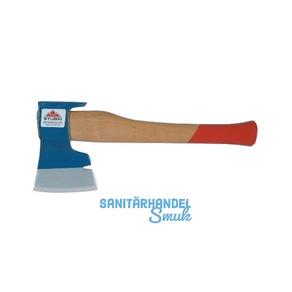 STUBAI Zimmermannshacke 900 Gramm rechts aus Stahl geschmiedet mit Stiel
