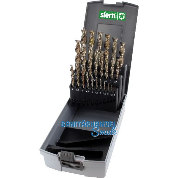 STERN Holzspiralbohrer-Kassette Nr, 307 HS Bohrer � 1-13 mm 25-teilig