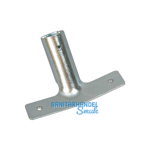 MASTA Metallstielhalter flach f�r Besenstiele bis Durchmesser 23,5 mm