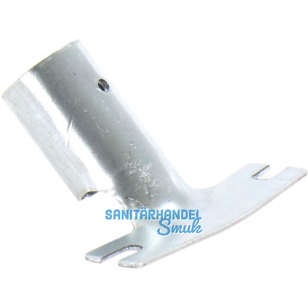 MASTA Metallstielhalter flach f�r Besenstiele bis Durchmesser 28 mm