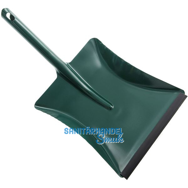 MASTA Kehrrichtschaufel aus Stahlblech mit Gummilippe Breite 215 mm