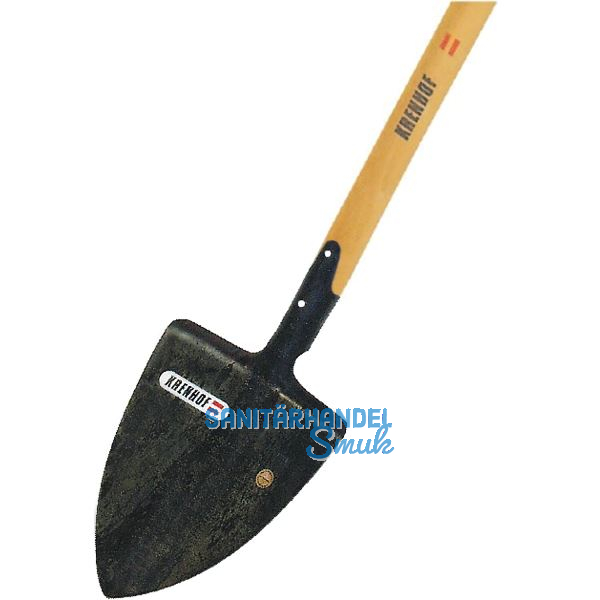 KRENHOF Stichschaufel geschmiedet mit Feder inkl. Stiel Gr��e 250 x 300 mm