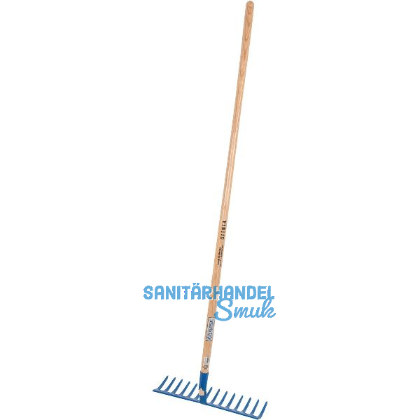 OFFNER Schotterrechen geh�rtet Breite 390 mm und 12 Zinken mit Stiel