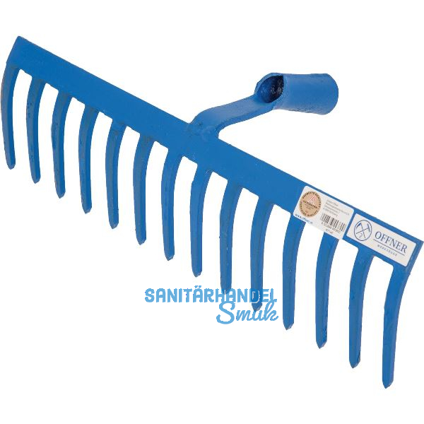 OFFNER Schotterrechen geh�rtet Breite 390 mm und 12 Zinken ohne Stiel