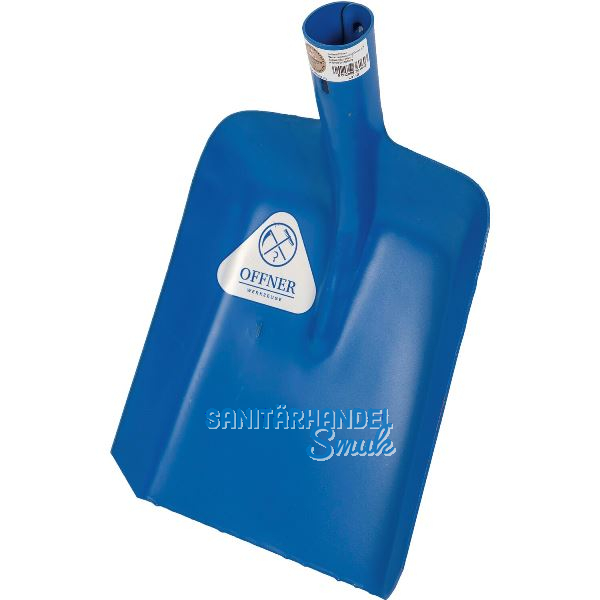 OFFNER Randschaufel aus Stahlblech ohne Stiel Gr��e 340 x 280 mm