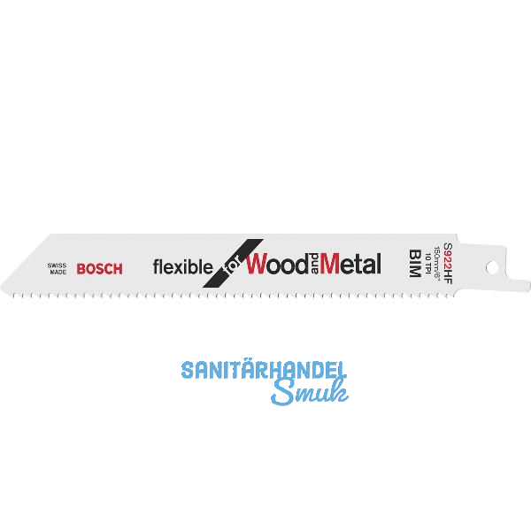 BOSCH S�bels�geblatt Holz Metall S922HF - 100 St�ck
