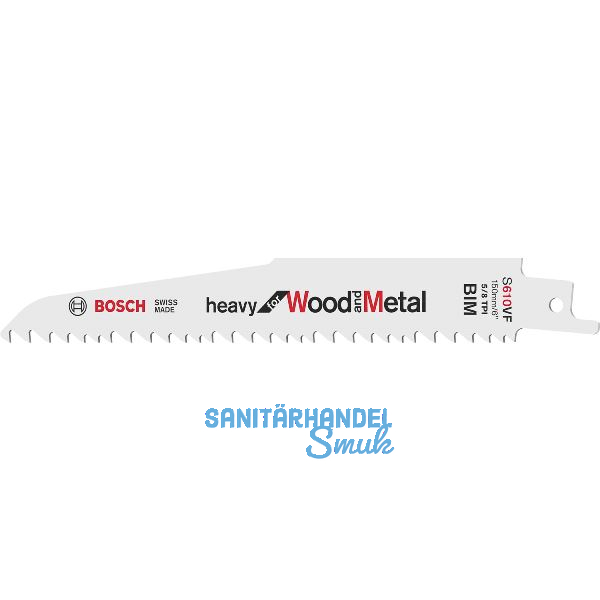 BOSCH S�bels�geblatt Holz Metall S610VF - 5 St�ck