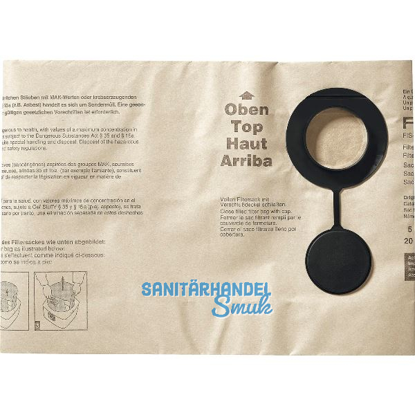 FESTOOL Zweilagiger Filtersack FIS-SR 12/14/5 (5 St�ck)