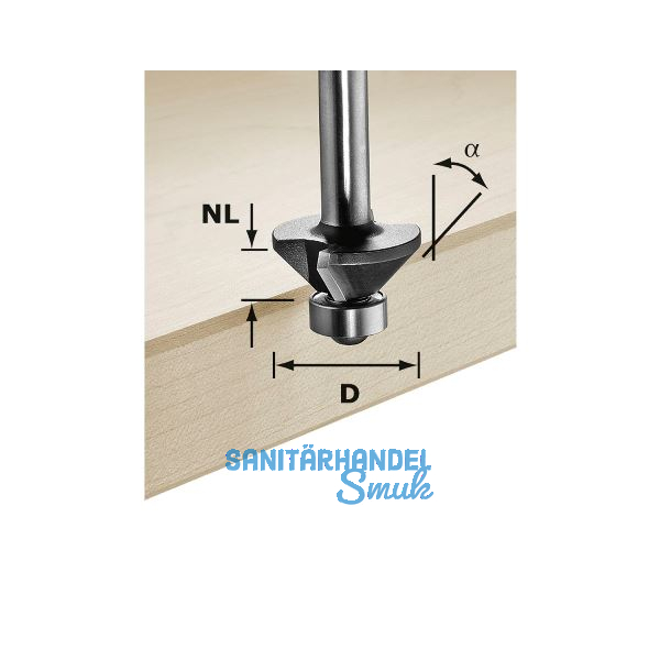 FESTOOL Fasefr�ser HW 45 Grad � 26 mm