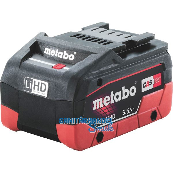 METABO Akku / Ersatzakku 18 Volt / 5,5 Ah (IEC) LiHD
