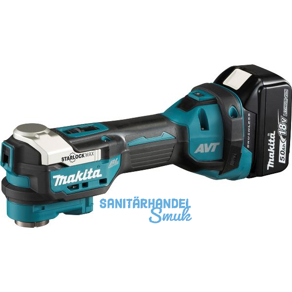 MAKITA Akku-Multi Tool DTM52RTJX1 18 Volt / 5,0 Ah (IEC) Li-ion