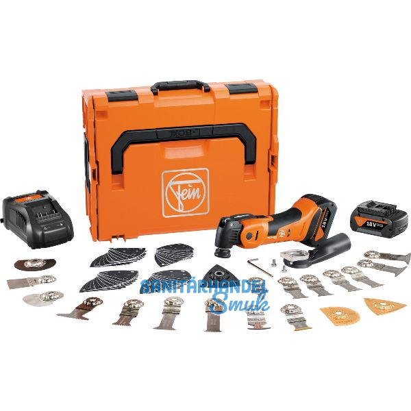 FEIN Akku-Multimaster AMM 700 Max Top 18 Volt / 4,0 Ah (IEC) Li-Ion
