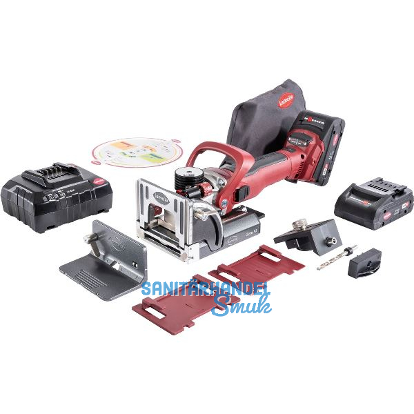 LAMELLO Akku-Nutfr�smaschine Zeta P2 18 Volt / 4,0 Ah (IEC) Li-HD