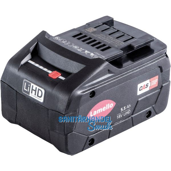 LAMELLO Akku / Ersatzakku 18 Volt / 5,5 Ah (IEC) Li-HD