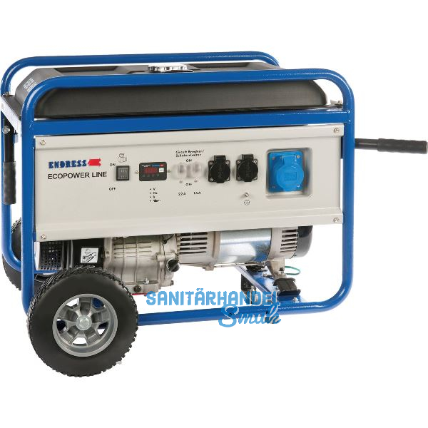 ENDRESS Stromerzeuger ESE 6000 BS Benzin mit Radsatz