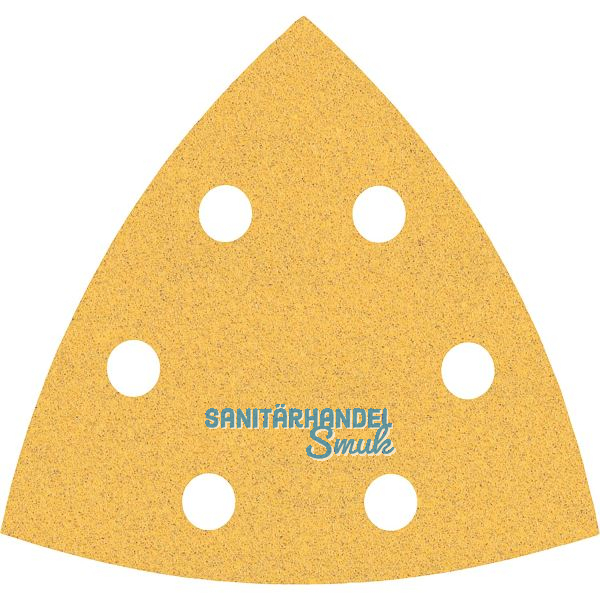 Schleifbl�tter V93 6-Loch Kletthaftung Korn 100 (5 St) f�r alle H�lzer