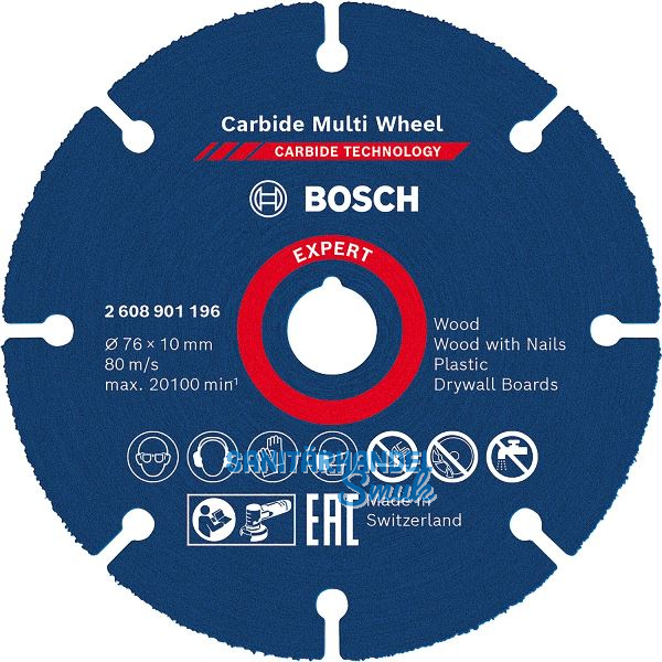 BOSCH Trennscheibe Multi Wheel � 76 x 1 x 10 mm