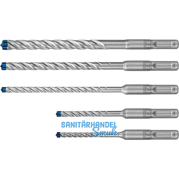 BOSCH Expert SDS-Plus-7X Hammerbohrer-Satz HM 4-Schneiden � 5-10mm 5-teilig